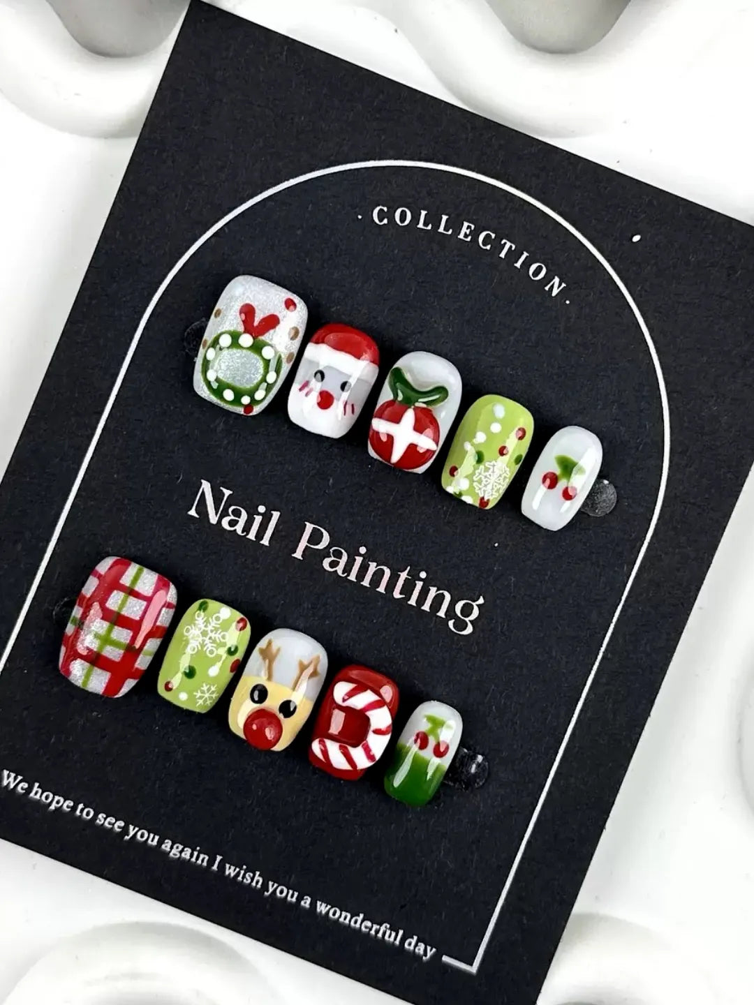 HAND-PAINTED CHRISTMAS