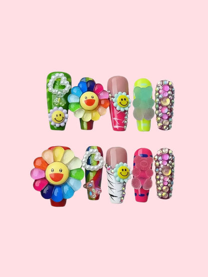 RAINBOW HAPPY FLOWER