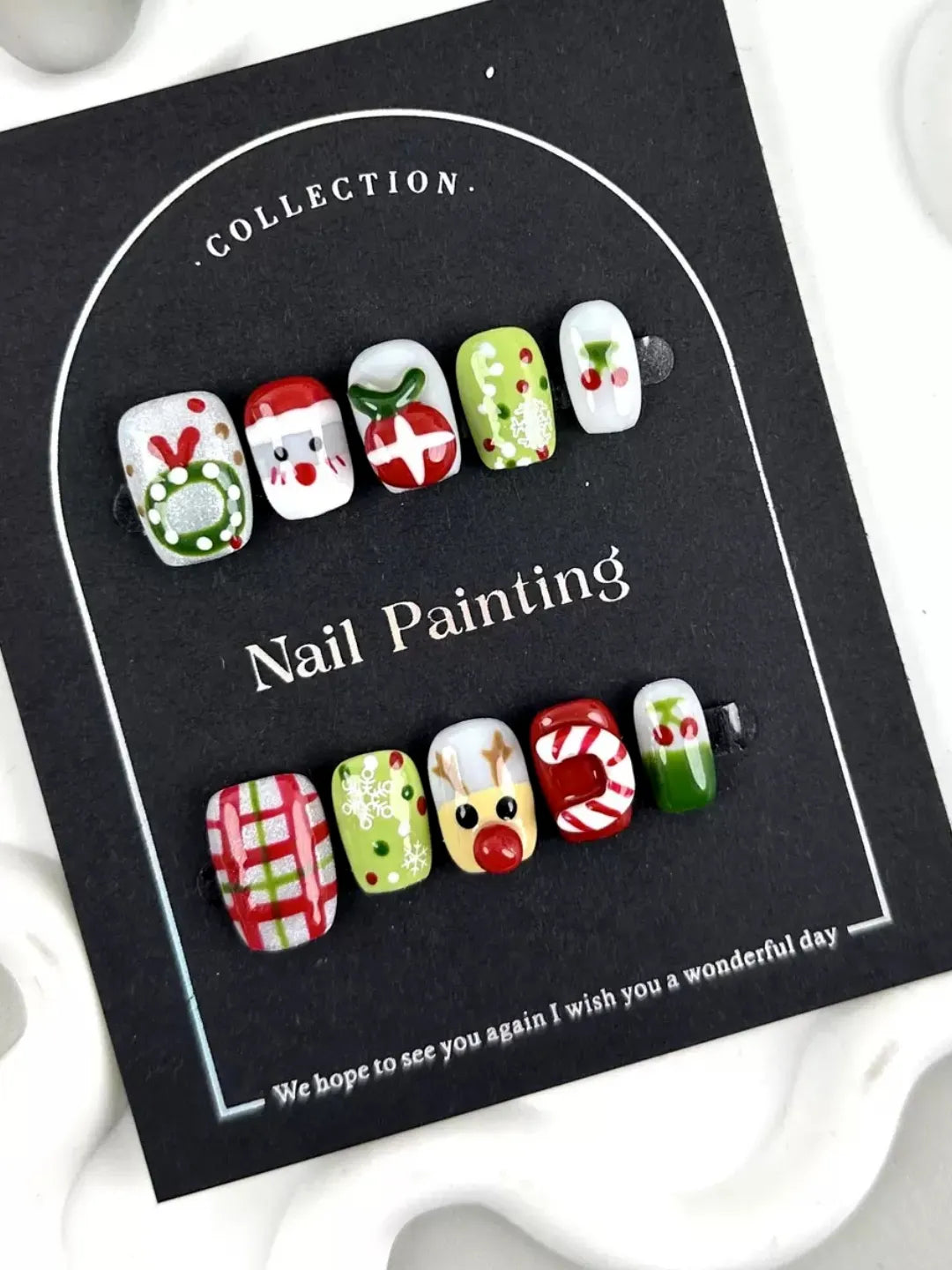 HAND-PAINTED CHRISTMAS