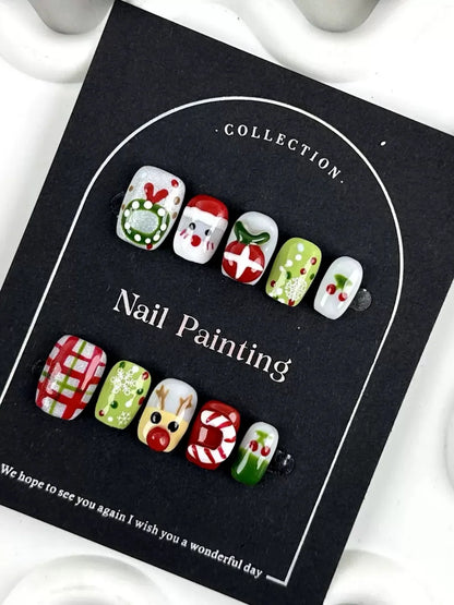 HAND-PAINTED CHRISTMAS