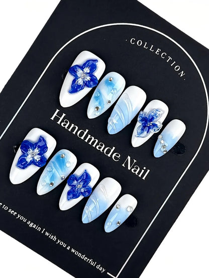 BLUE MONOGRAM FLOWER