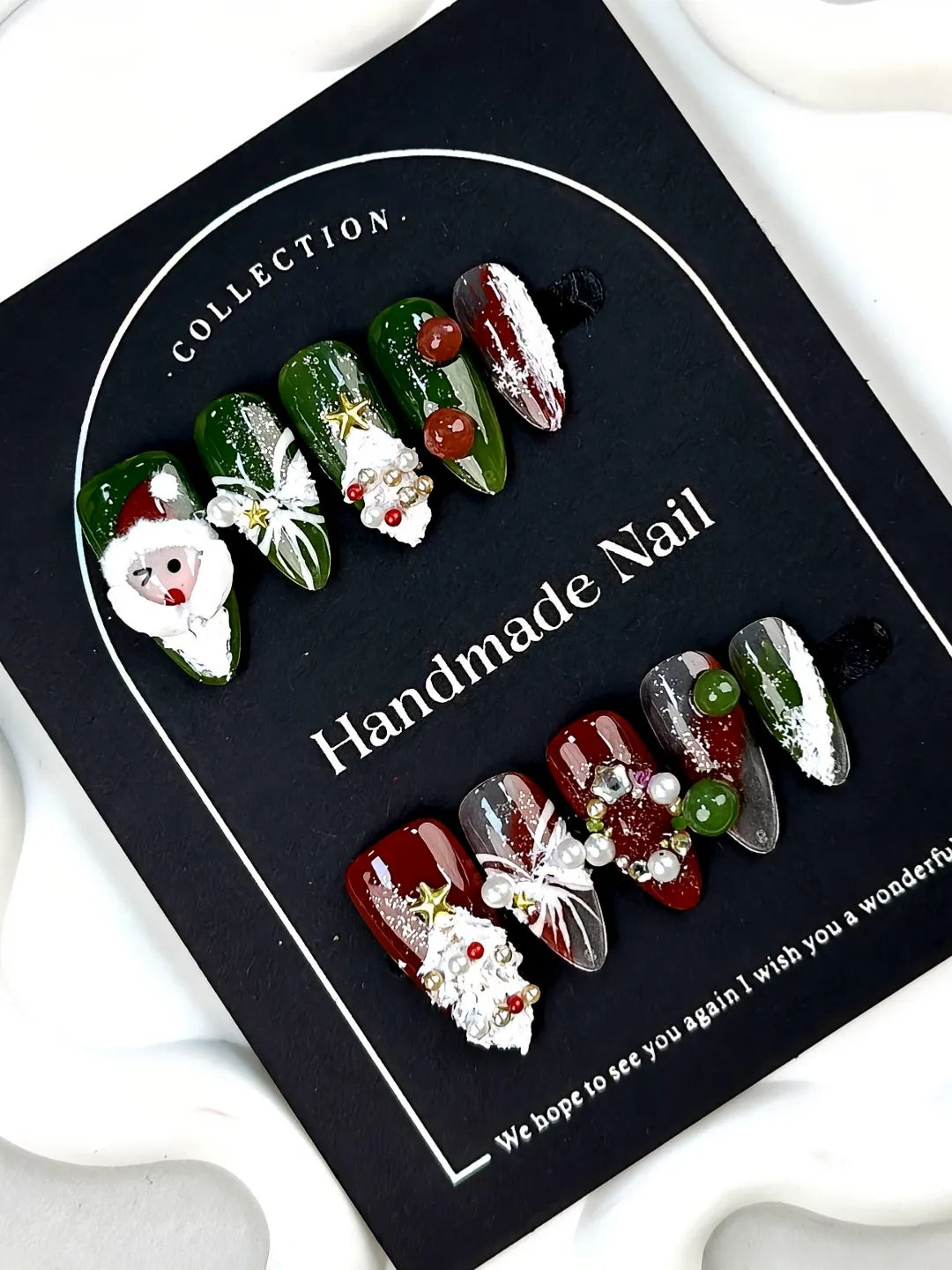 SCULPTED SANTA JEWELS