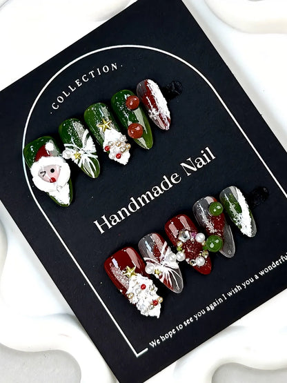 SCULPTED SANTA JEWELS