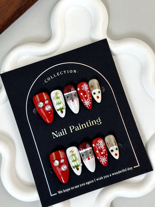 CHRISTMAS WONDERLAND NAILS.